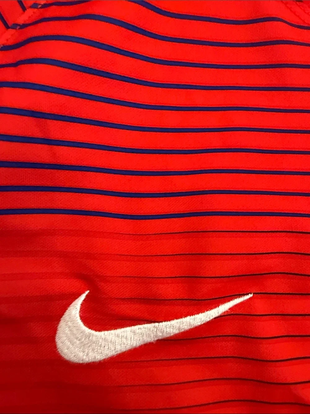Nike Red USA Soccer Jersey with Blue Accents xxl